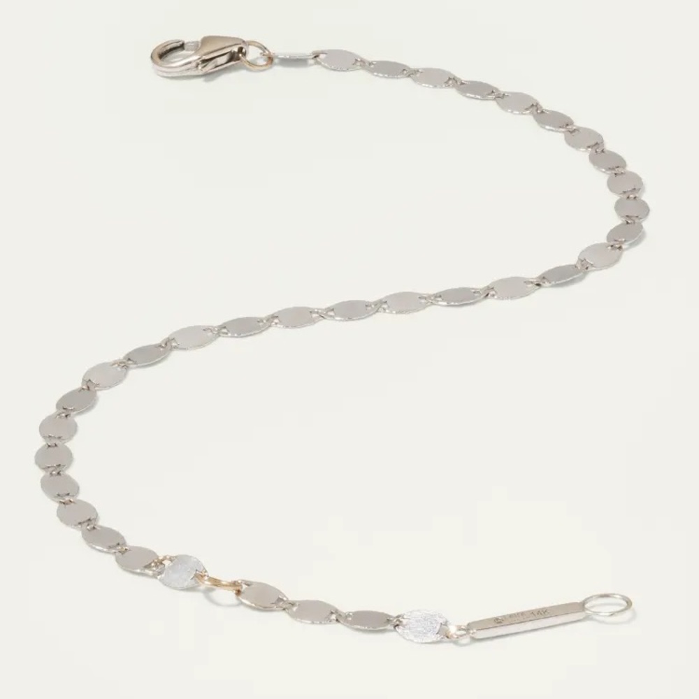 LANA 14k White Gold Chain Bracelet - Picture 3 of 3